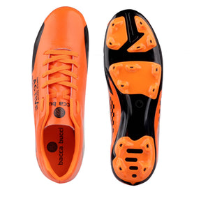 Bacca Bucci Orange Onslaught ZX380: High-Performance Outdoor Soccer Cleats with Superior Traction, Durable Synthetic Upper, and Agile Stud Configuration for Precision Play