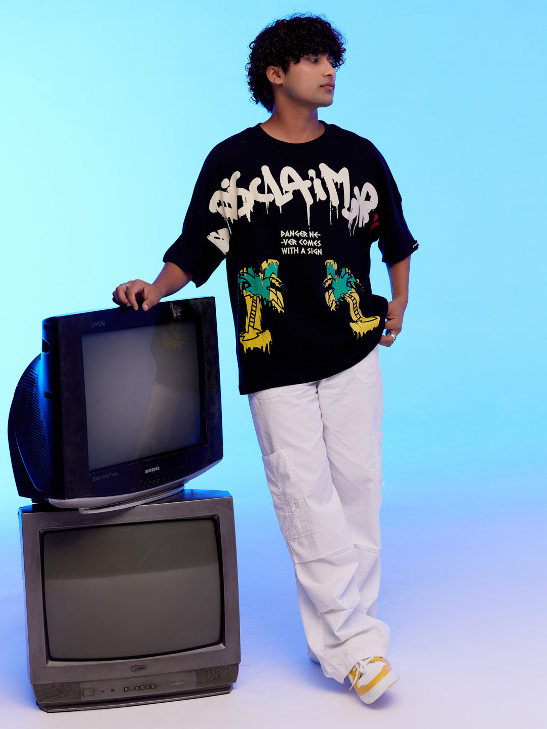Black Oversized T shirts