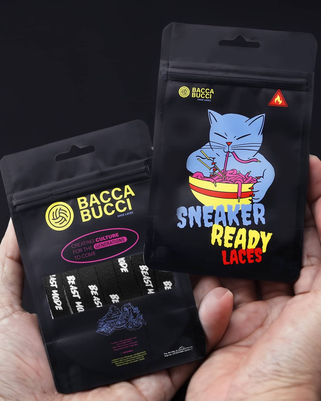 Bacca Bucci "Beast Mode" Sneaker Laces