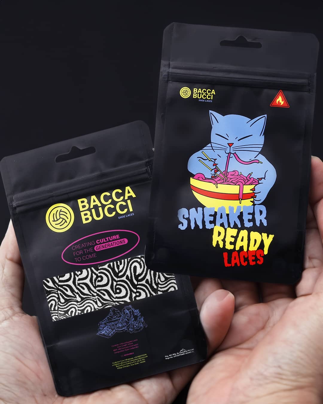 Bacca Bucci "SQUIGGLE" Sneaker Laces