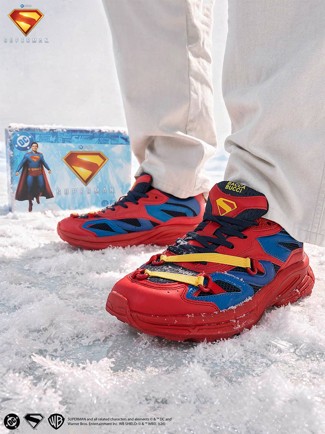 Bacca Bucci Superman Edition Chunky Sneakers