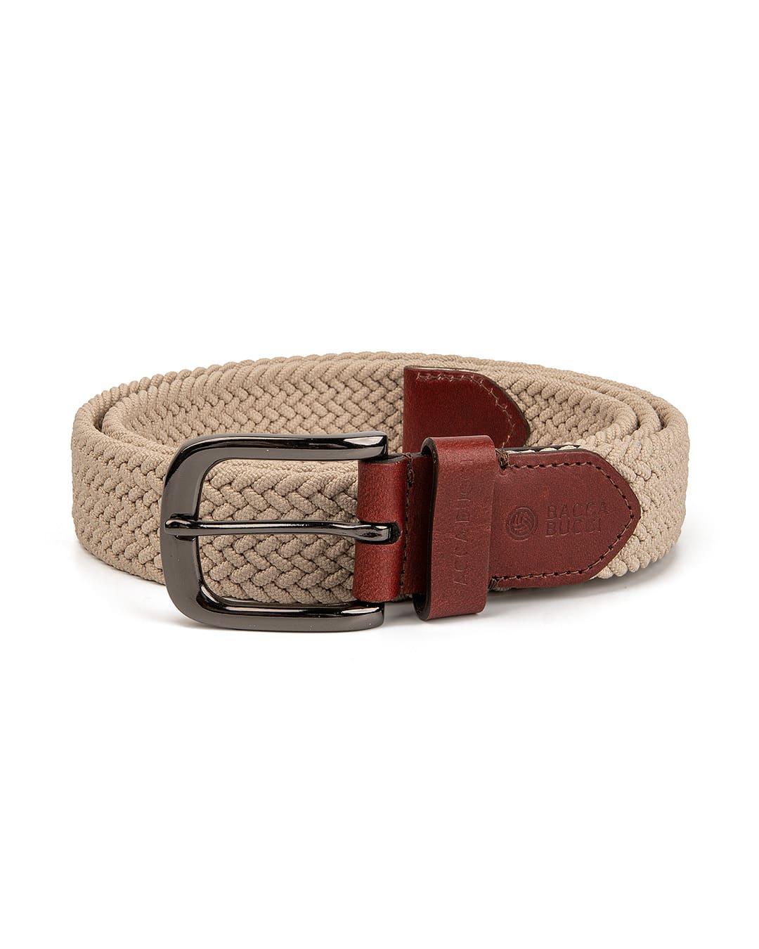 Bacca Bucci Men's Premium Elastic Braided Stretch Belt—Perfect for Golf, Casual, and Everyday Wear
