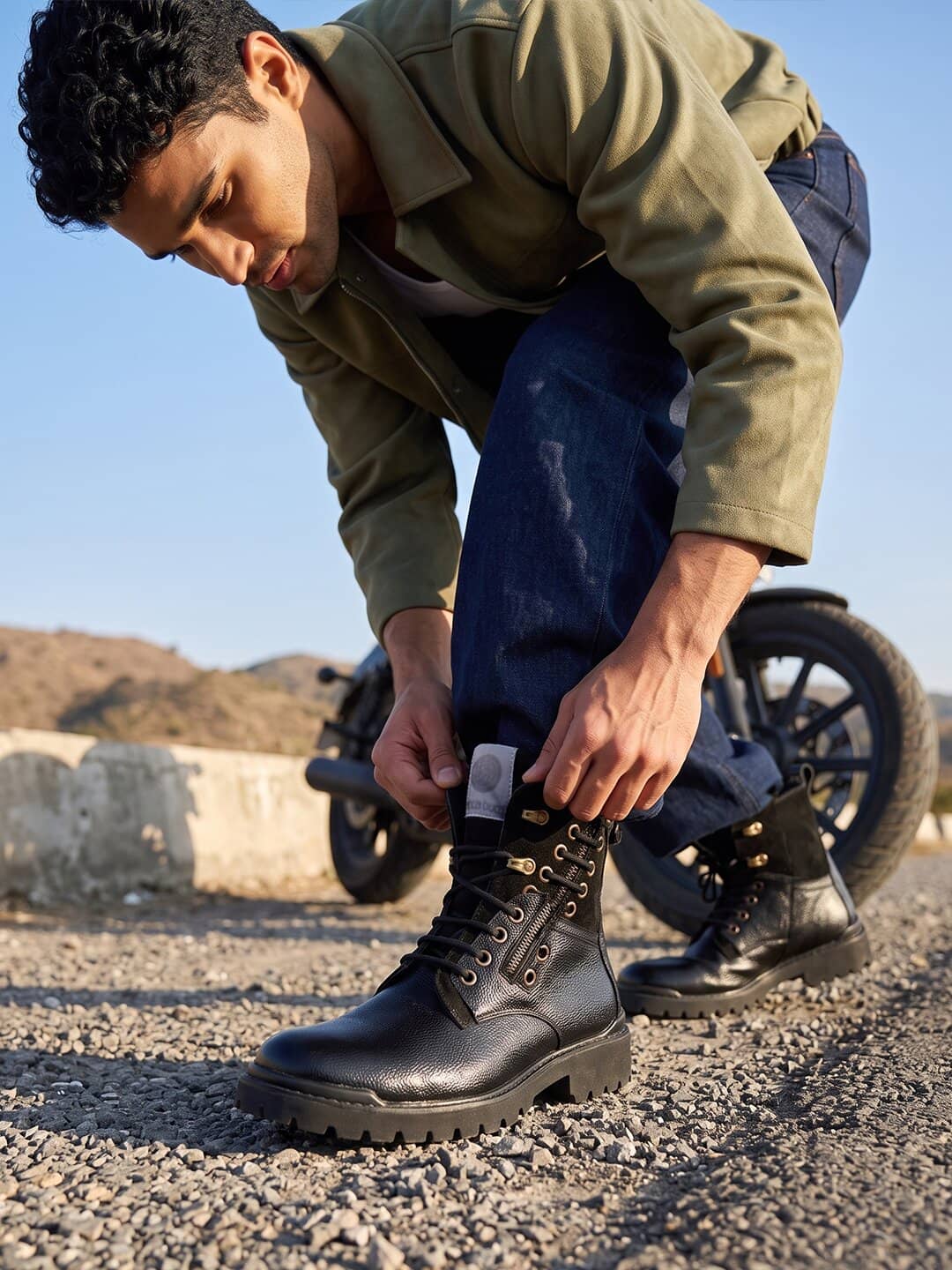Bacca Bucci Combat Boots