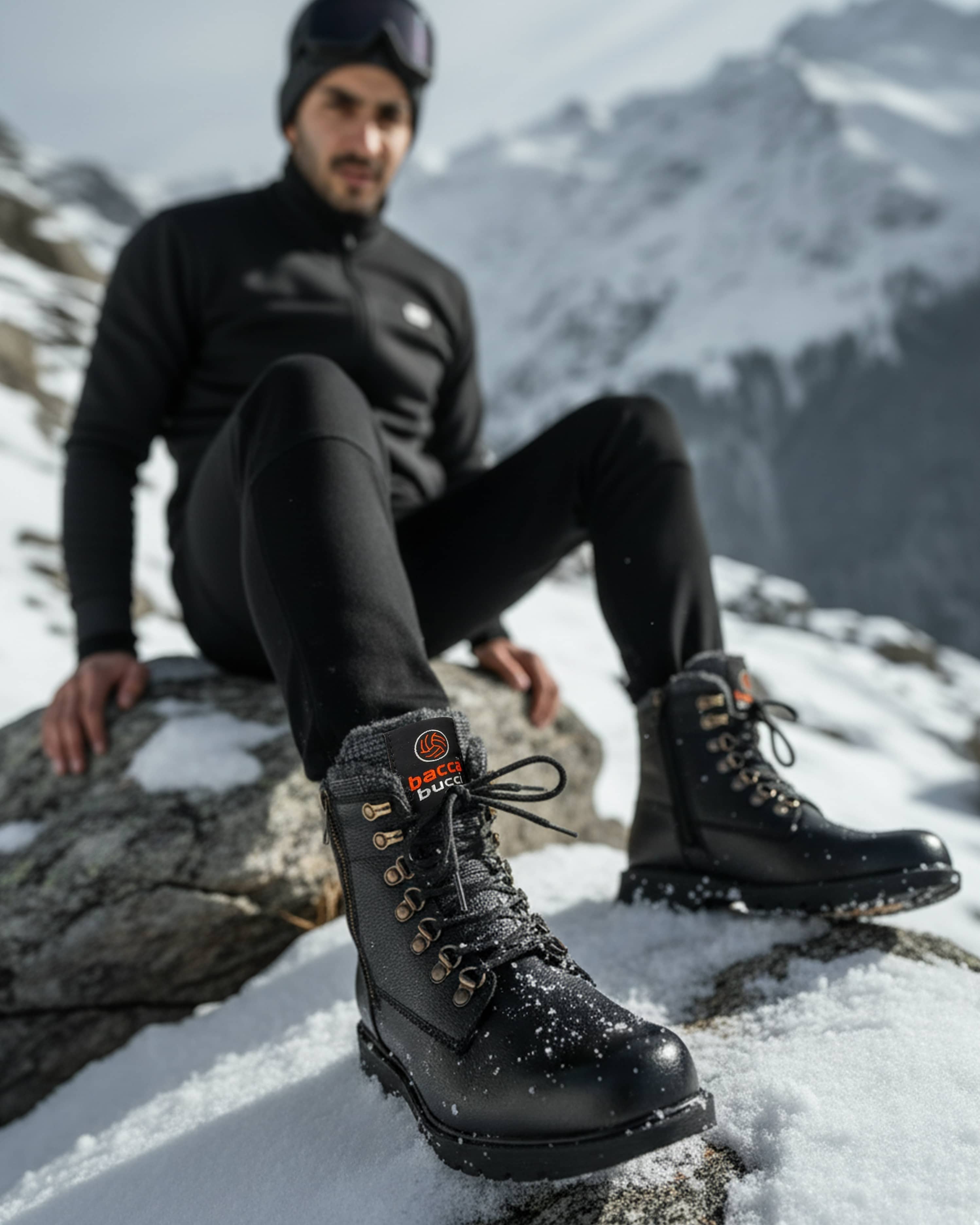 Snow Boots for Men | Bacca Bucci Snowman | Waterproof 7 Eye