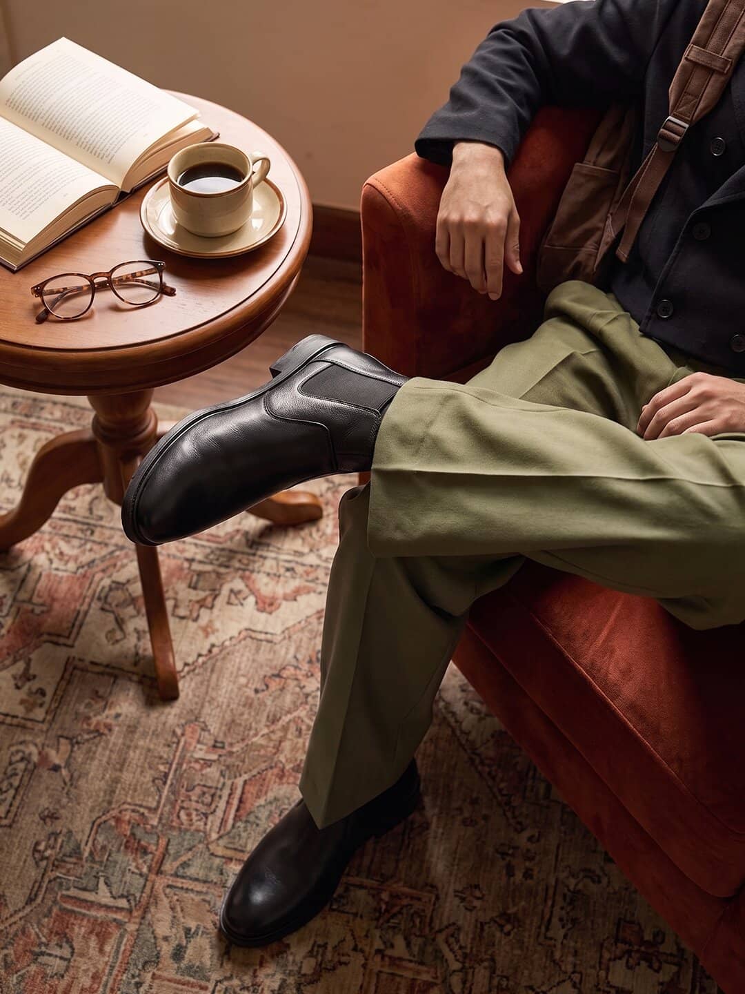 Chelsea Boots | Bacca Bucci Marshal | Men's Black Leather Chelsea