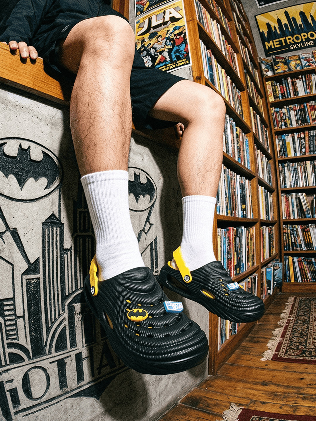 Justice League PowerGrip Clogs