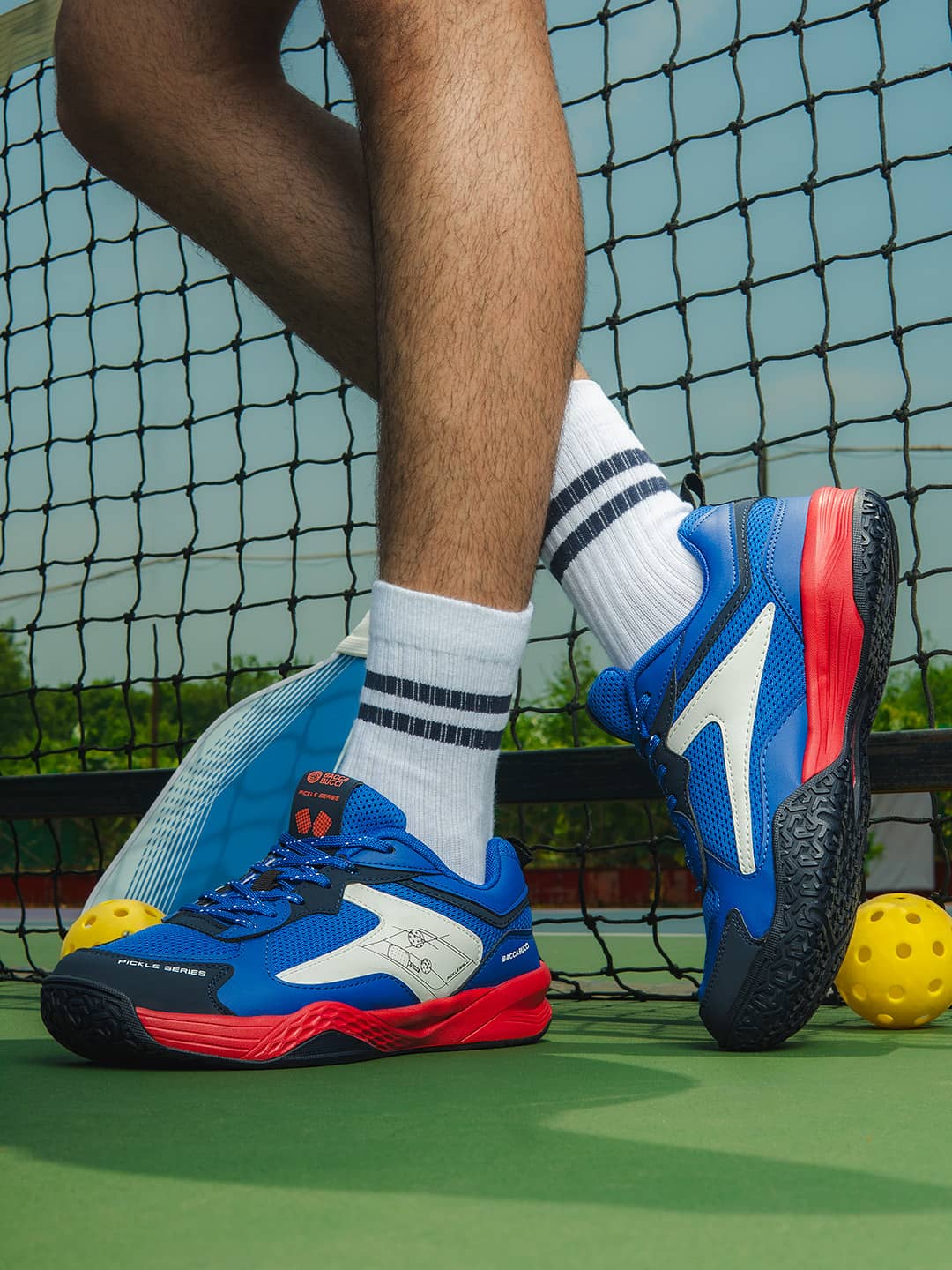 Bacca Bucci Pickle Series Court Sneakers with OrthoLite Eco Insoles
