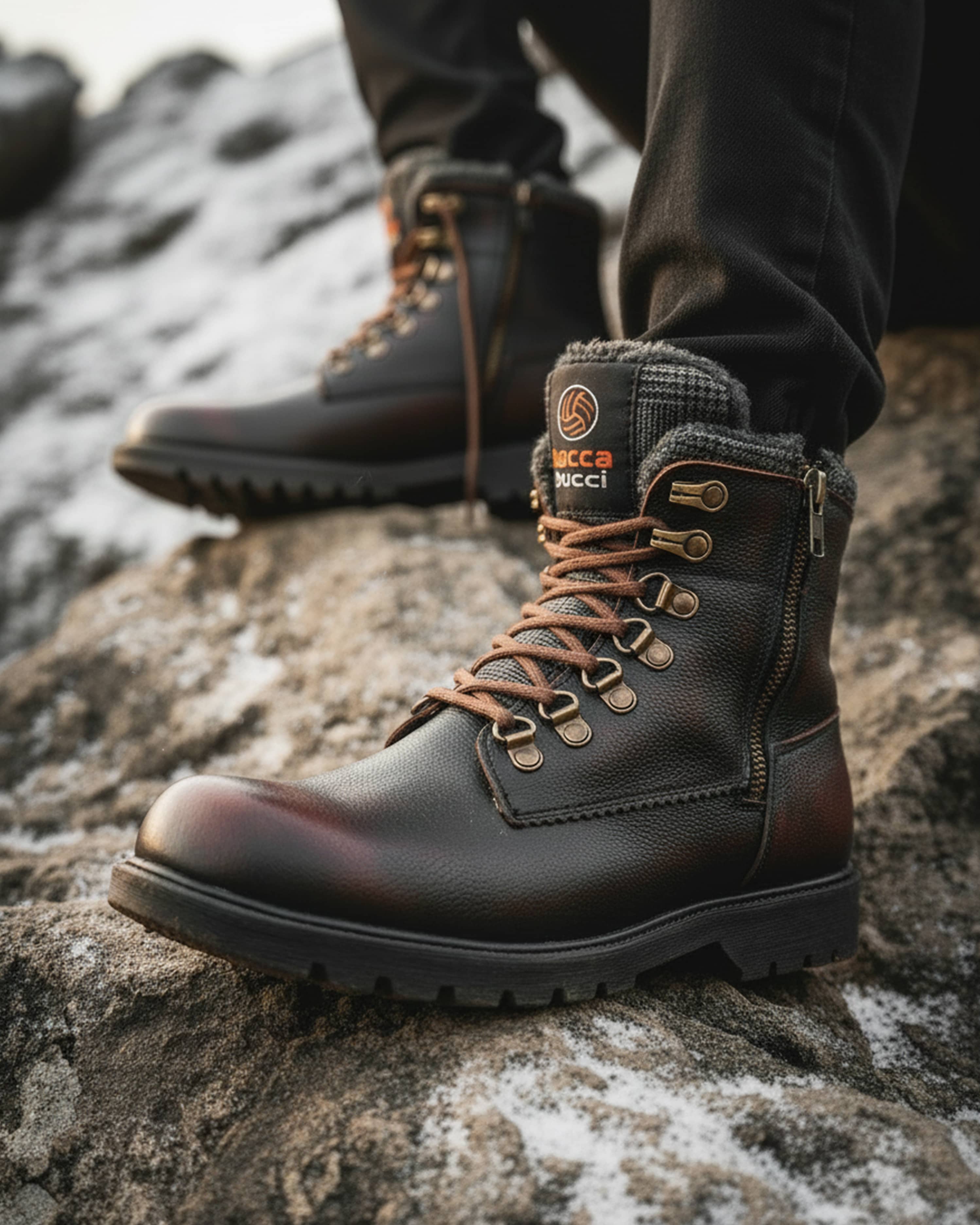 Snow Boots for Men | Bacca Bucci Snowman | Waterproof 7 Eye