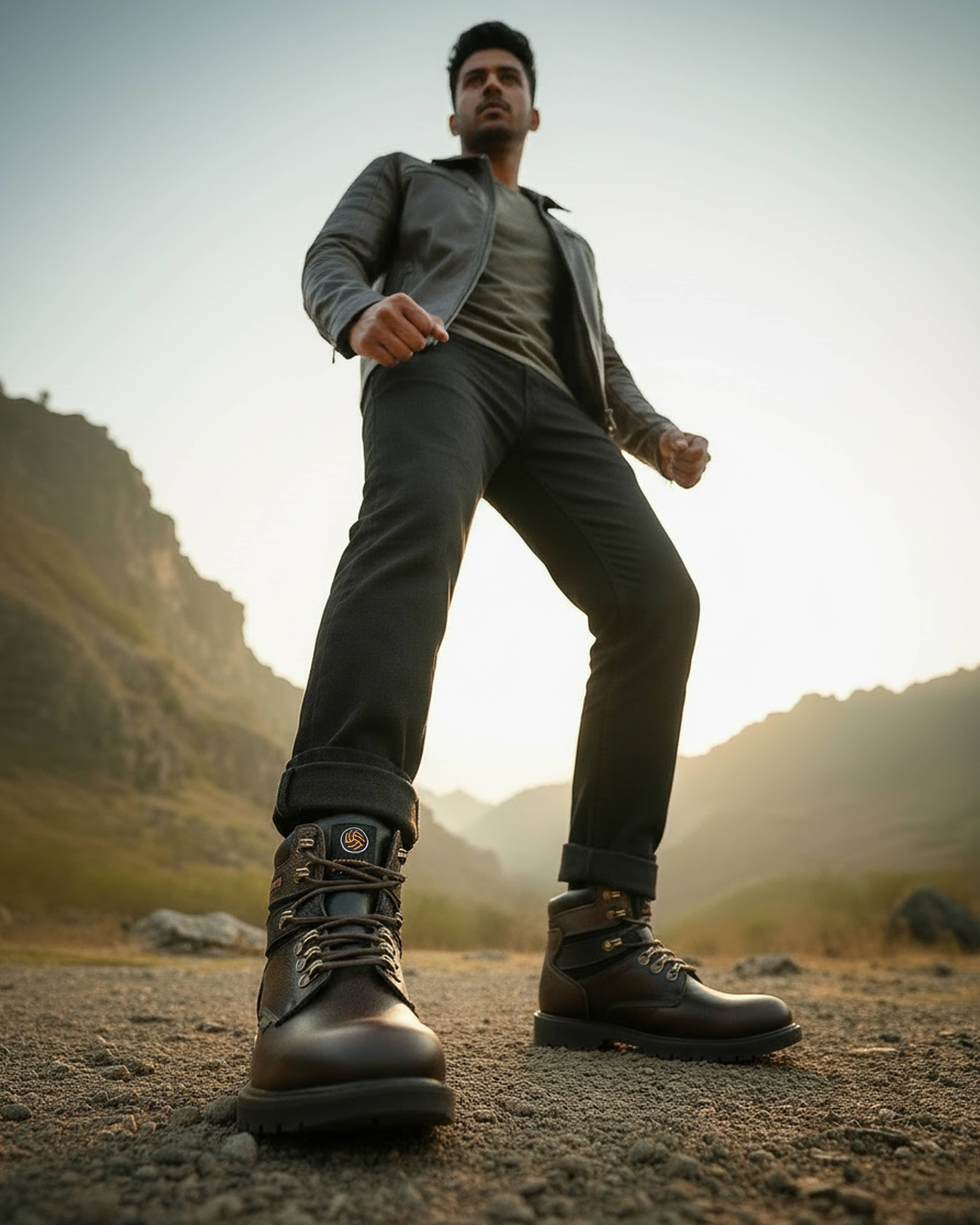 Genuine Grain Leather Outdoor Snow Boot | 6 inches Steel Toe-Cap