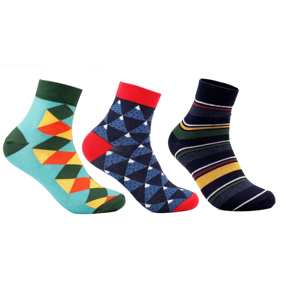 Combo of a 3 Pair Ankle Length comfort Socks