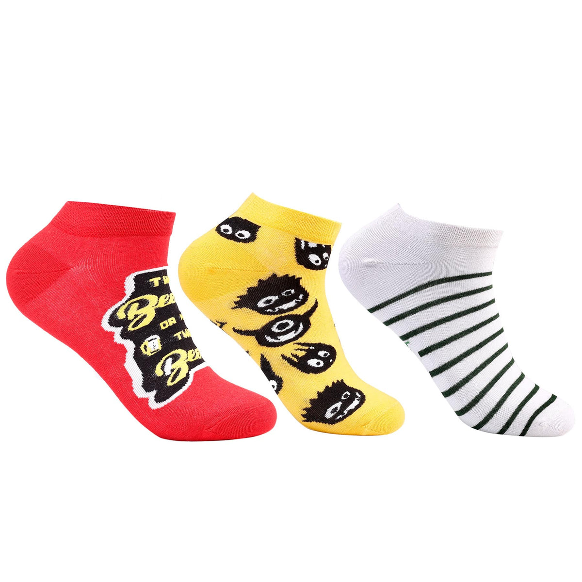 Combo of a 3 Pair Short Ankle Length comfort Socks