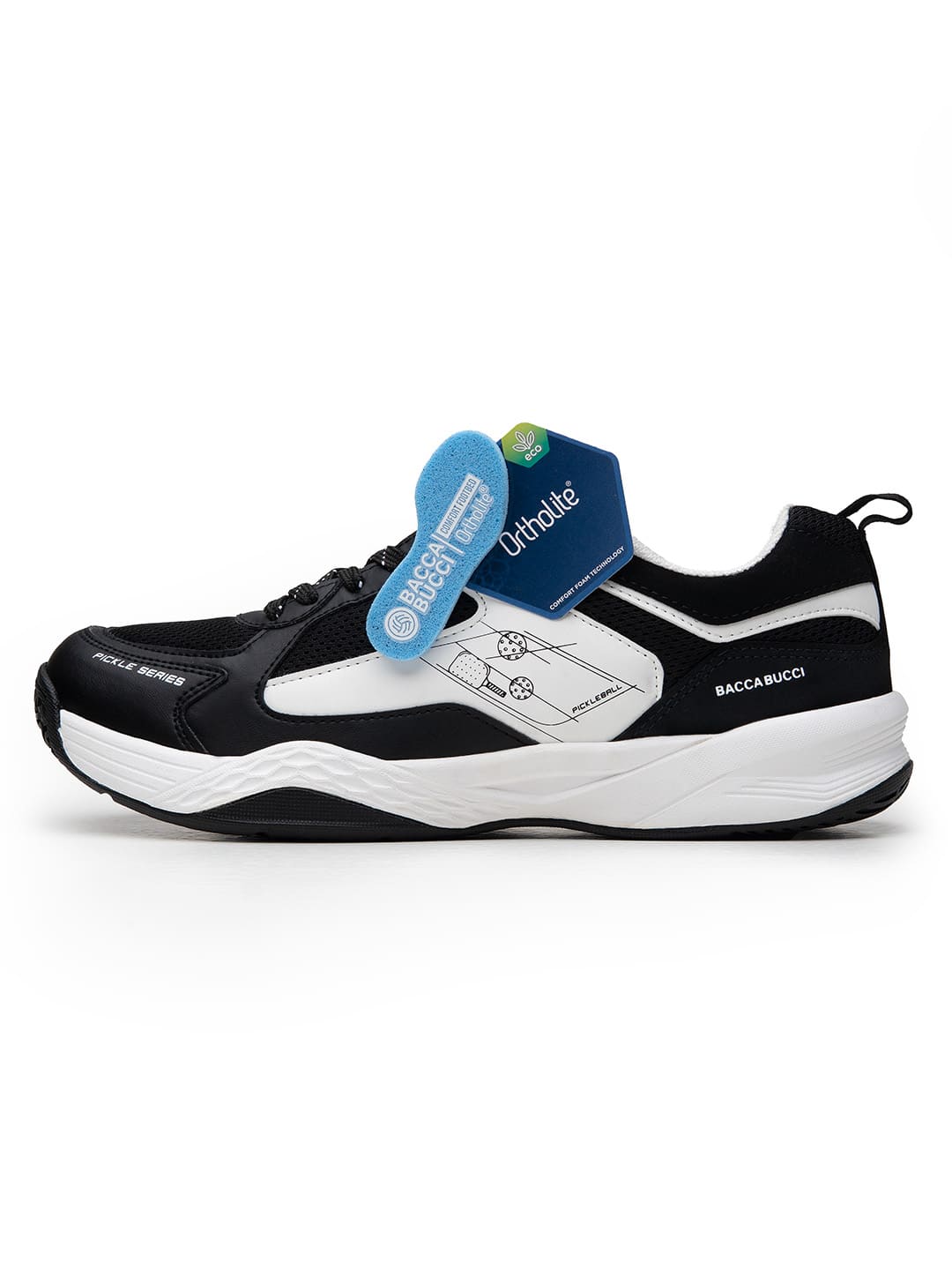 Bacca Bucci Pickle Series Court Sneakers with OrthoLite Eco Insoles