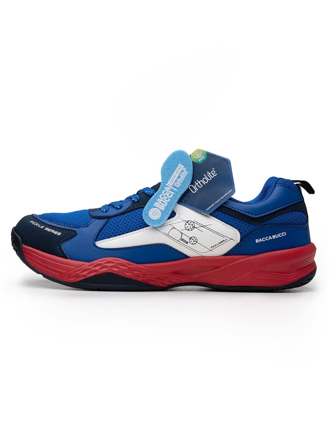 Bacca Bucci Pickle Series Court Sneakers with OrthoLite Eco Insoles