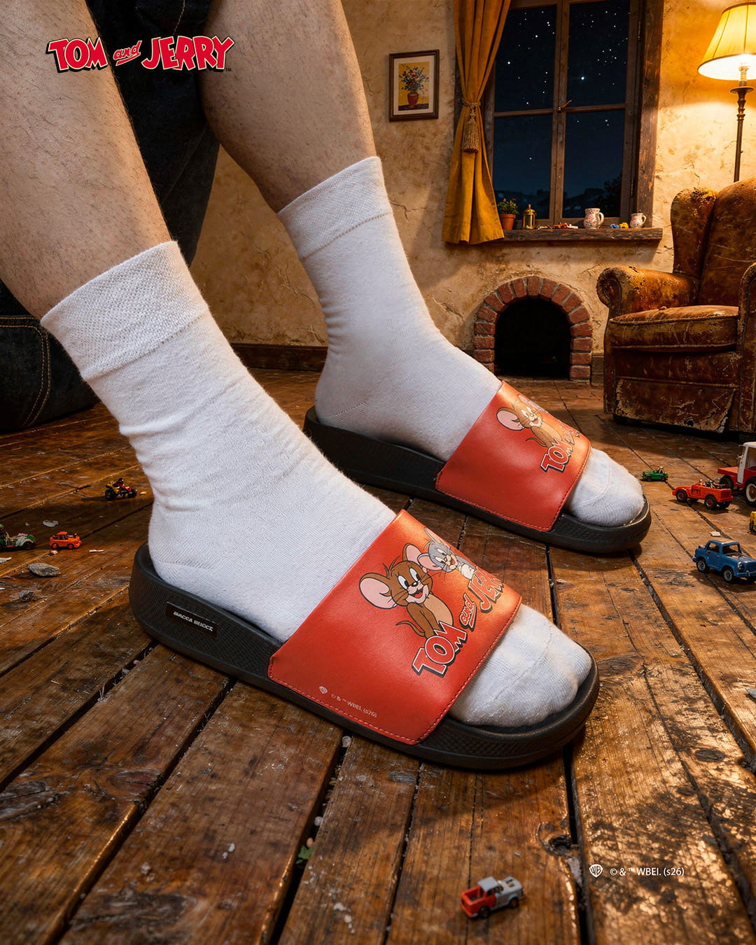 Chase Never Ends – Tom & Jerry Slides for Men