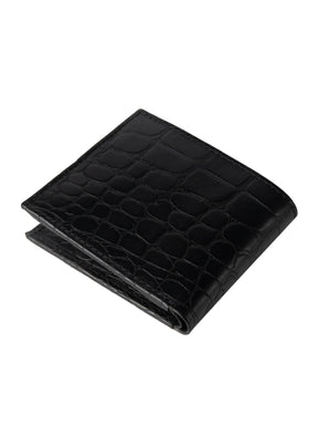 Bacca Bucci Croc-Embossed Bifold Leather Wallet for Teens & Gen Z