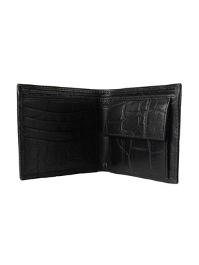 Bacca Bucci Croc-Embossed Bifold Leather Wallet for Teens & Gen Z