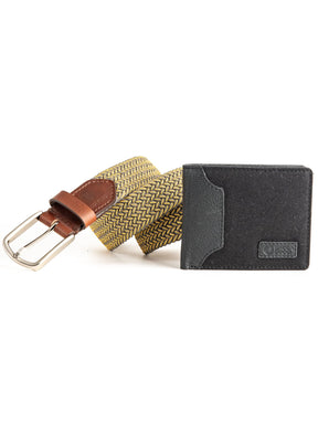 Bacca Bucci Premium Gift Combo: Classic Wallet & Stylish Belt in Elegant Wooden Box