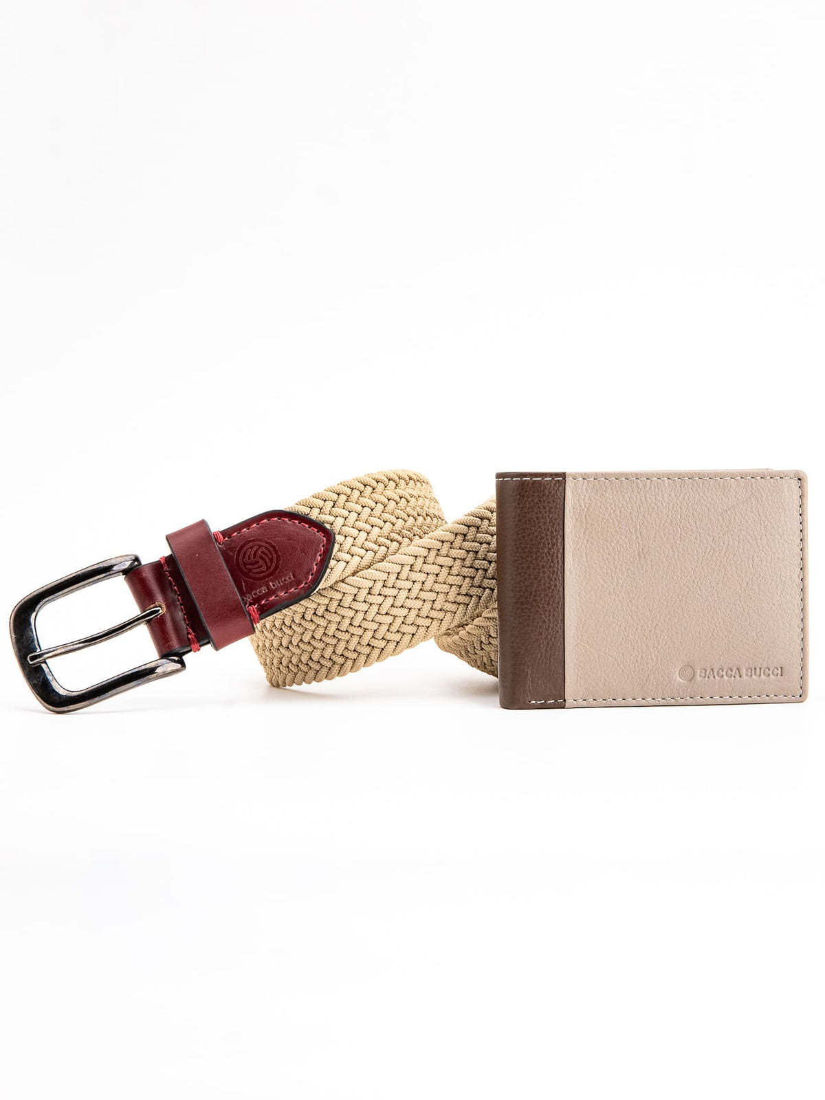 Bacca Bucci Premium Gift Combo: Classic Wallet & Stylish Belt in Elegant Wooden Box