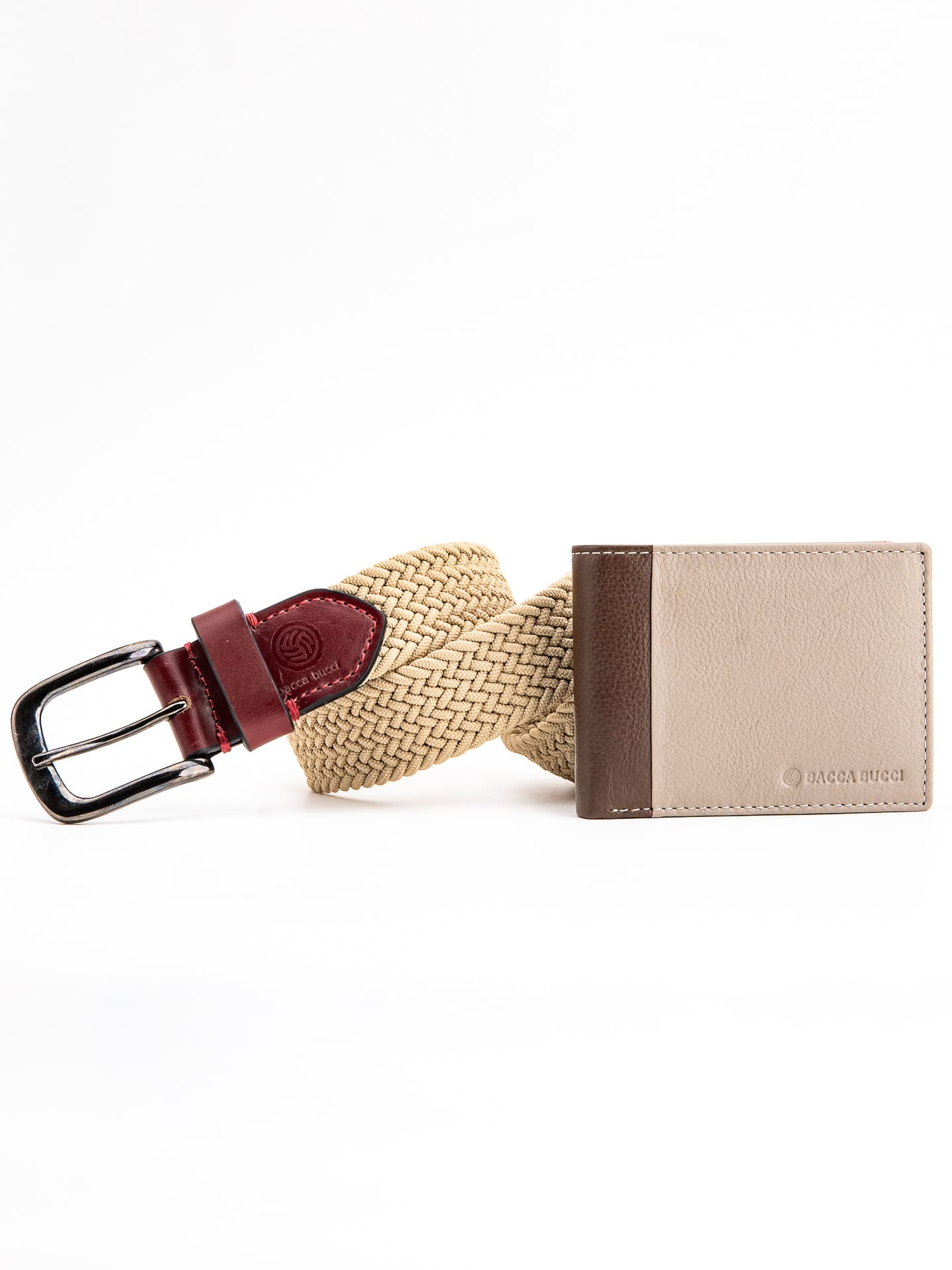 Bacca Bucci Premium Gift Combo: Classic Wallet & Stylish Belt in Elegant Wooden Box