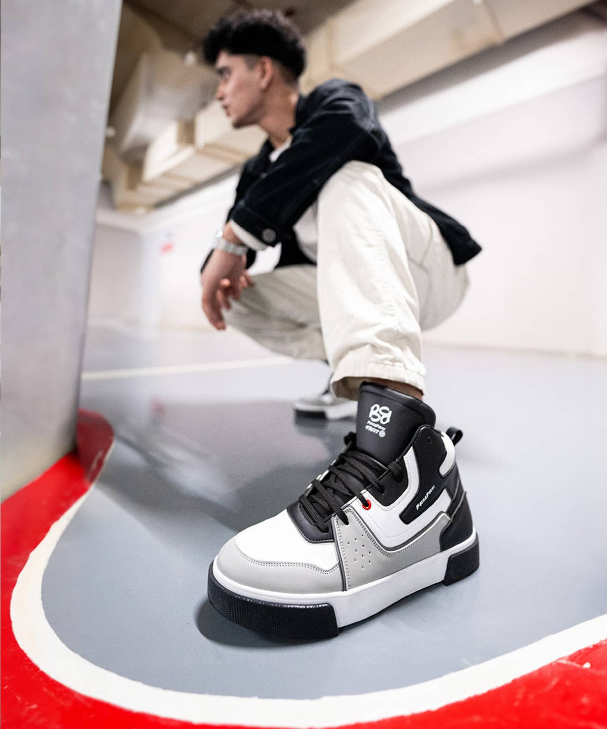Bacca Bucci EVOKE Korean Style High Top Streetwear Sneakers