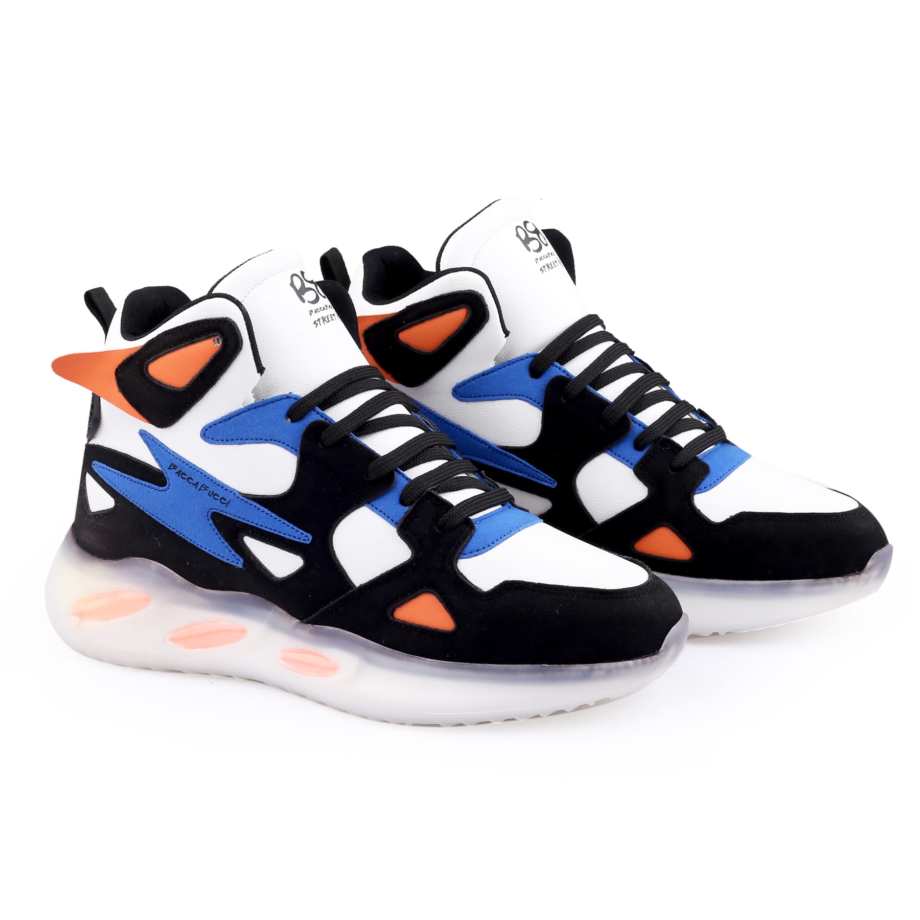 Bacca Bucci ATTITUDE Korean style High-top Streetwear Sneakers