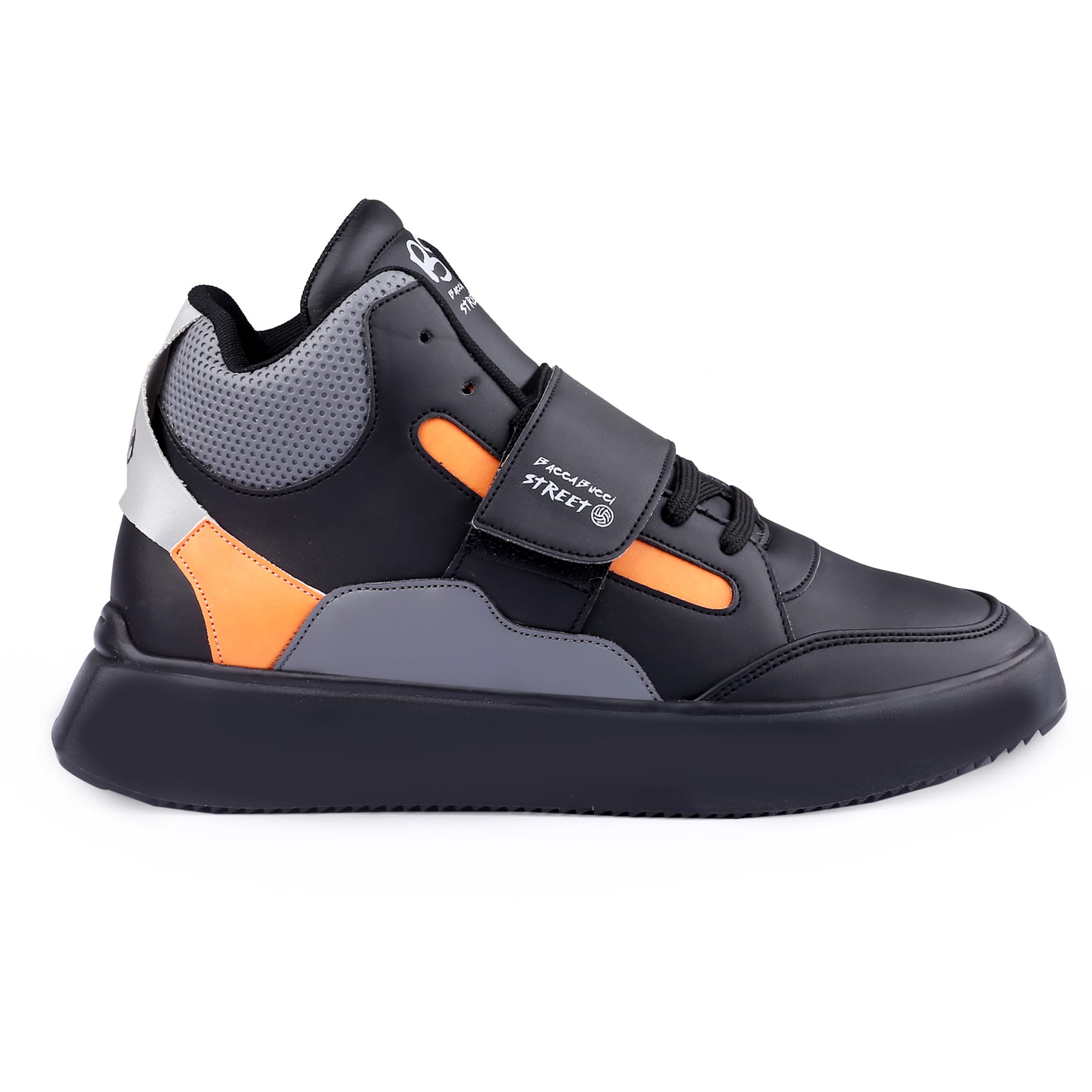 Bacca Bucci STREETOLOGY High-top Streetwear Sneakers with Hook & Look Vamp