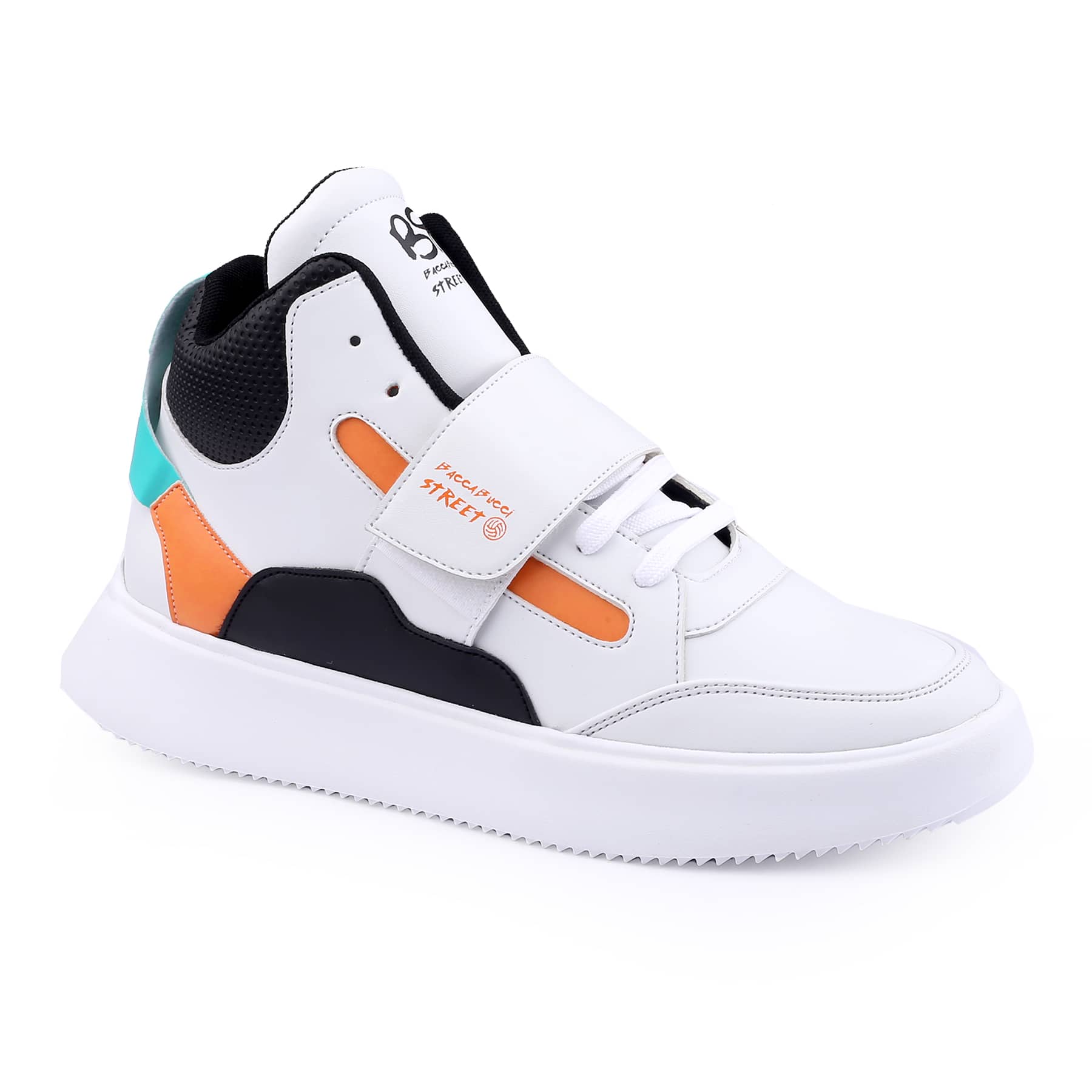 Bacca Bucci STREETOLOGY High-top Streetwear Sneakers with Hook & Look Vamp