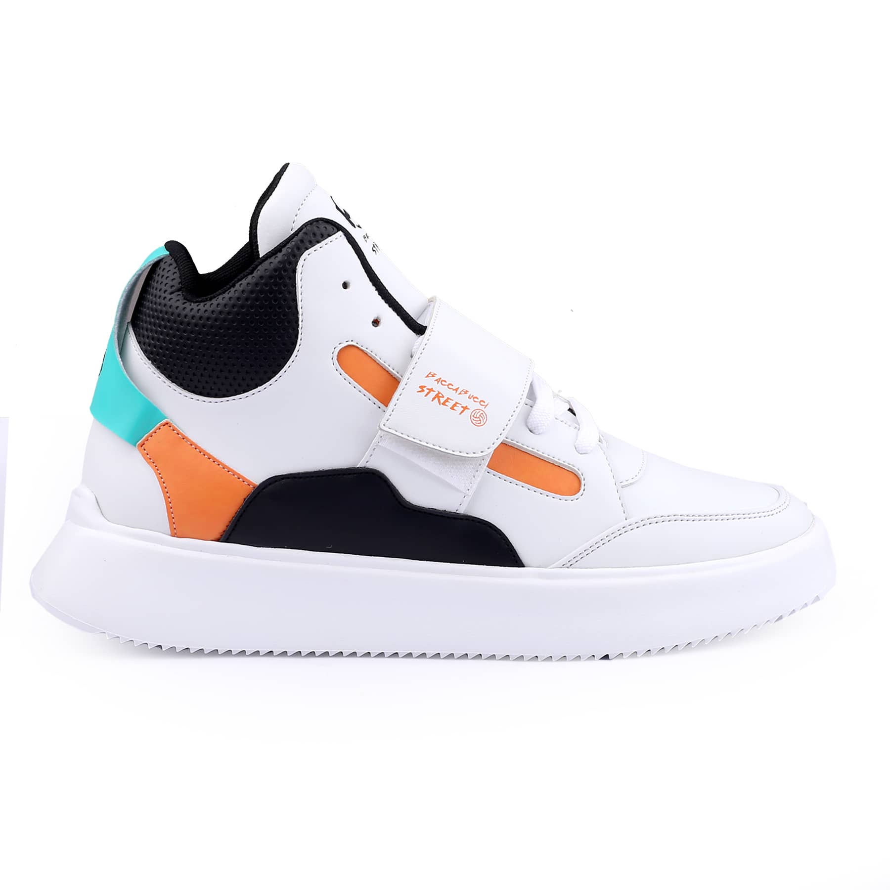 Bacca Bucci STREETOLOGY High-top Streetwear Sneakers with Hook & Look Vamp