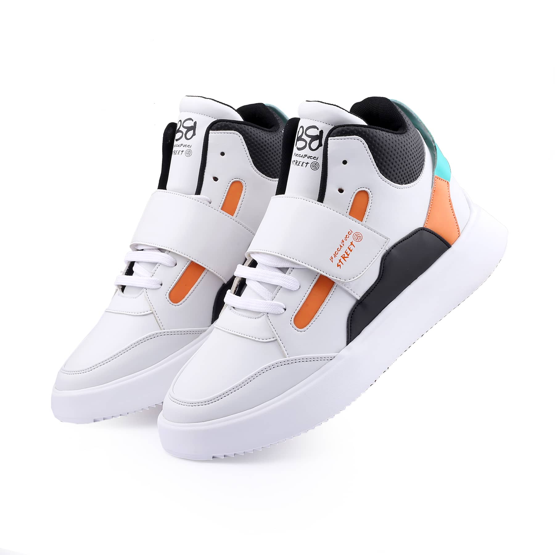 Bacca Bucci STREETOLOGY High-top Streetwear Sneakers with Hook & Look Vamp