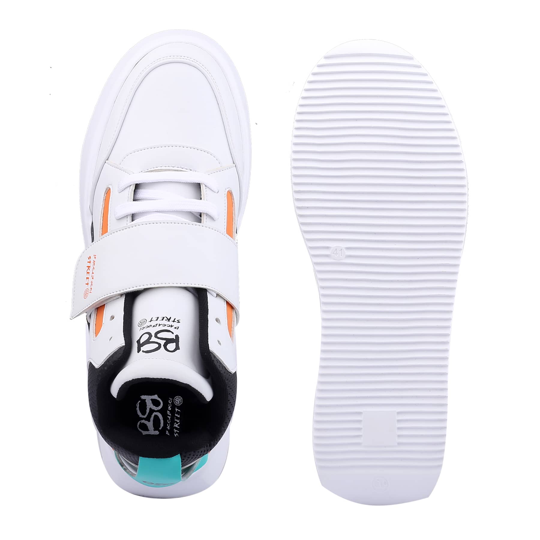 Bacca Bucci STREETOLOGY High-top Streetwear Sneakers with Hook & Look Vamp