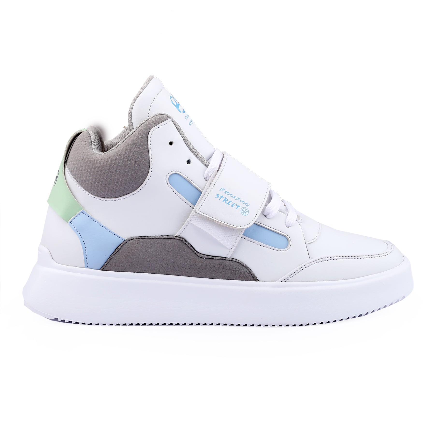 Bacca Bucci STREETOLOGY High-top Streetwear Sneakers with Hook & Look Vamp