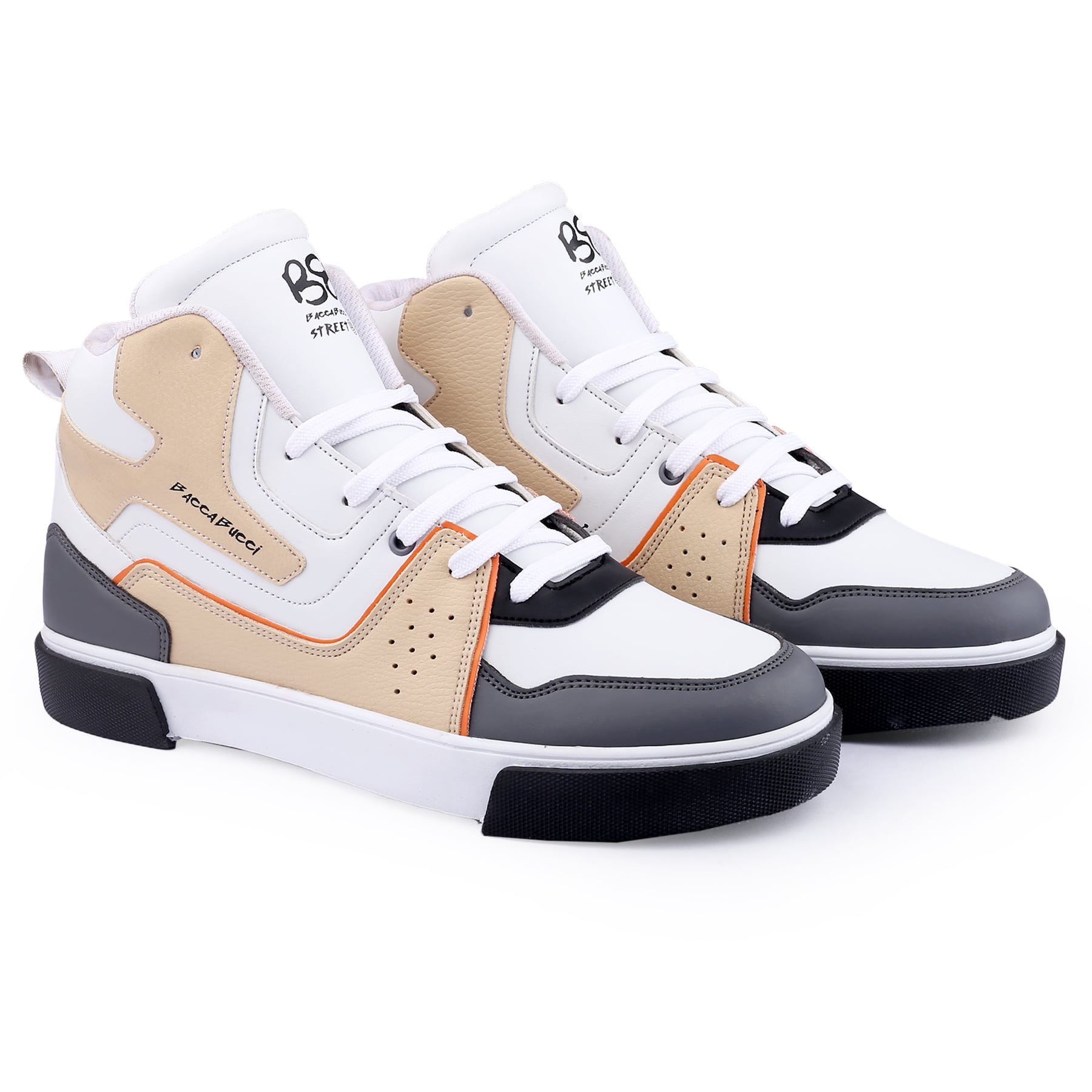 Bacca Bucci EVOKE Korean Style High Top Streetwear Sneakers