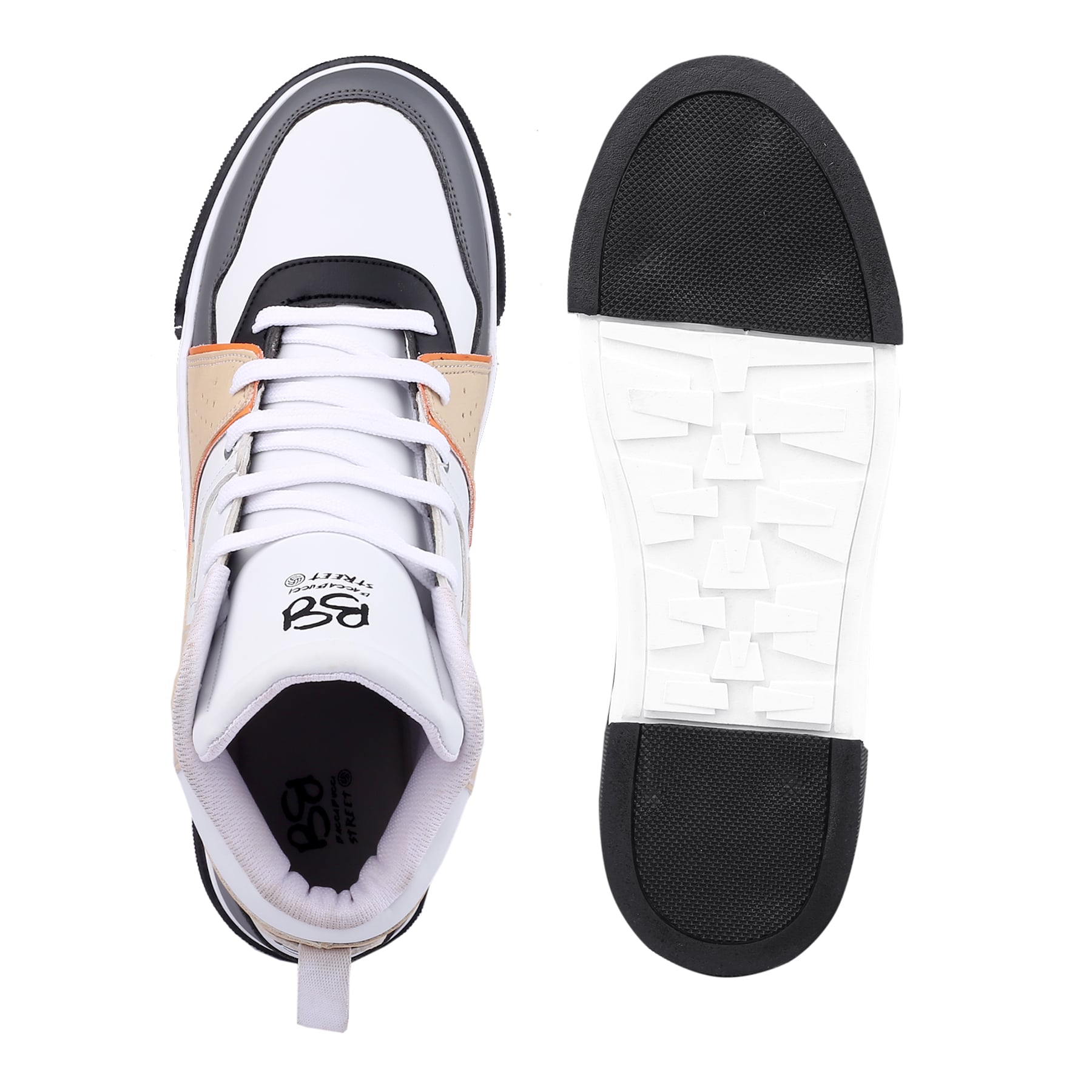 Bacca Bucci EVOKE Korean Style High Top Streetwear Sneakers