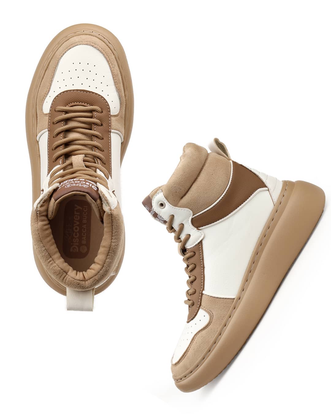 Bacca Bucci × Discovery Noir Women’s High-Top Sneakers