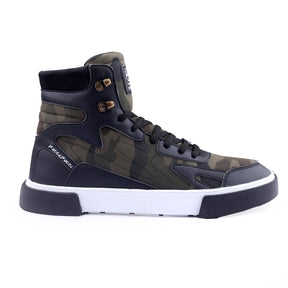Bacca Bucci PUNISHER Military Style camouflage Print High-Top Streetwear Sneakers