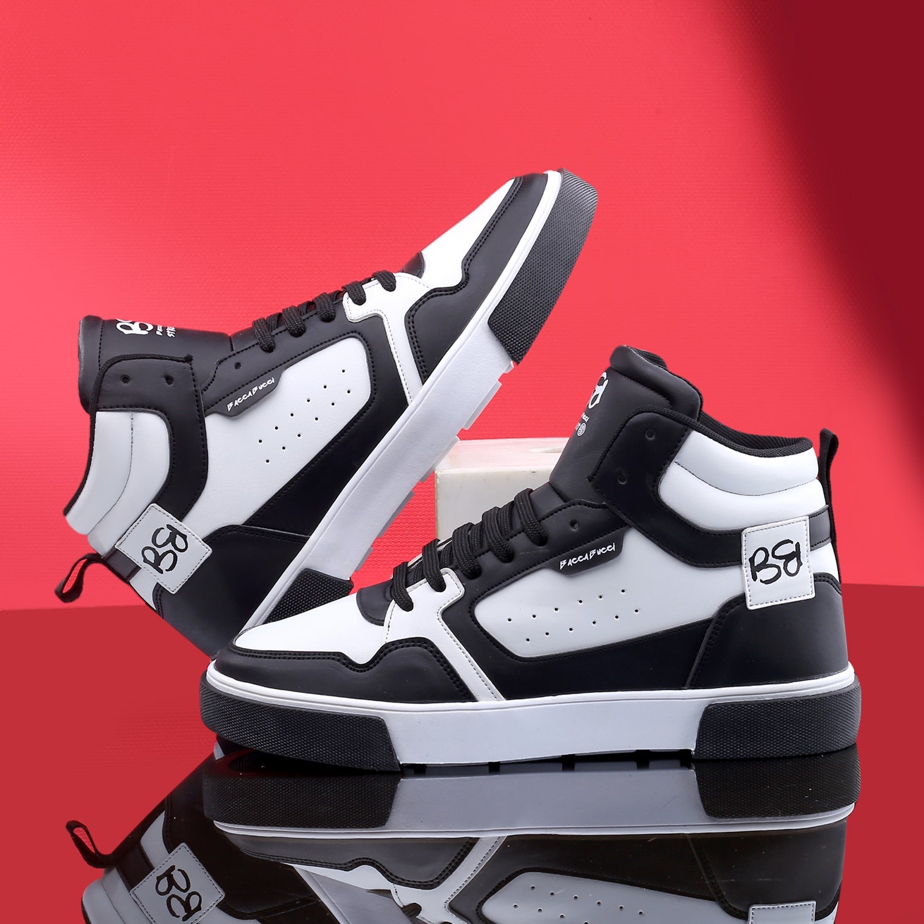 Bacca Bucci STALK Classic High Top Streetwear Sneakers