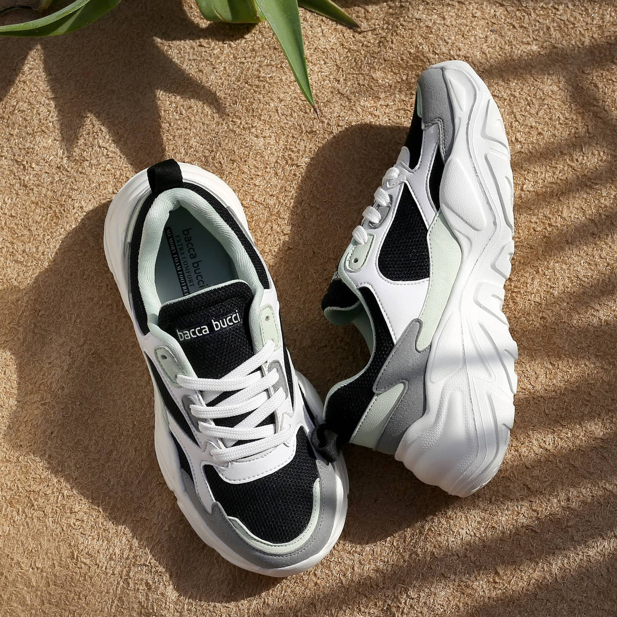 Bucci Bacca Bucci SPARK Low-top Platform Color Block Fashion Women Sneakers