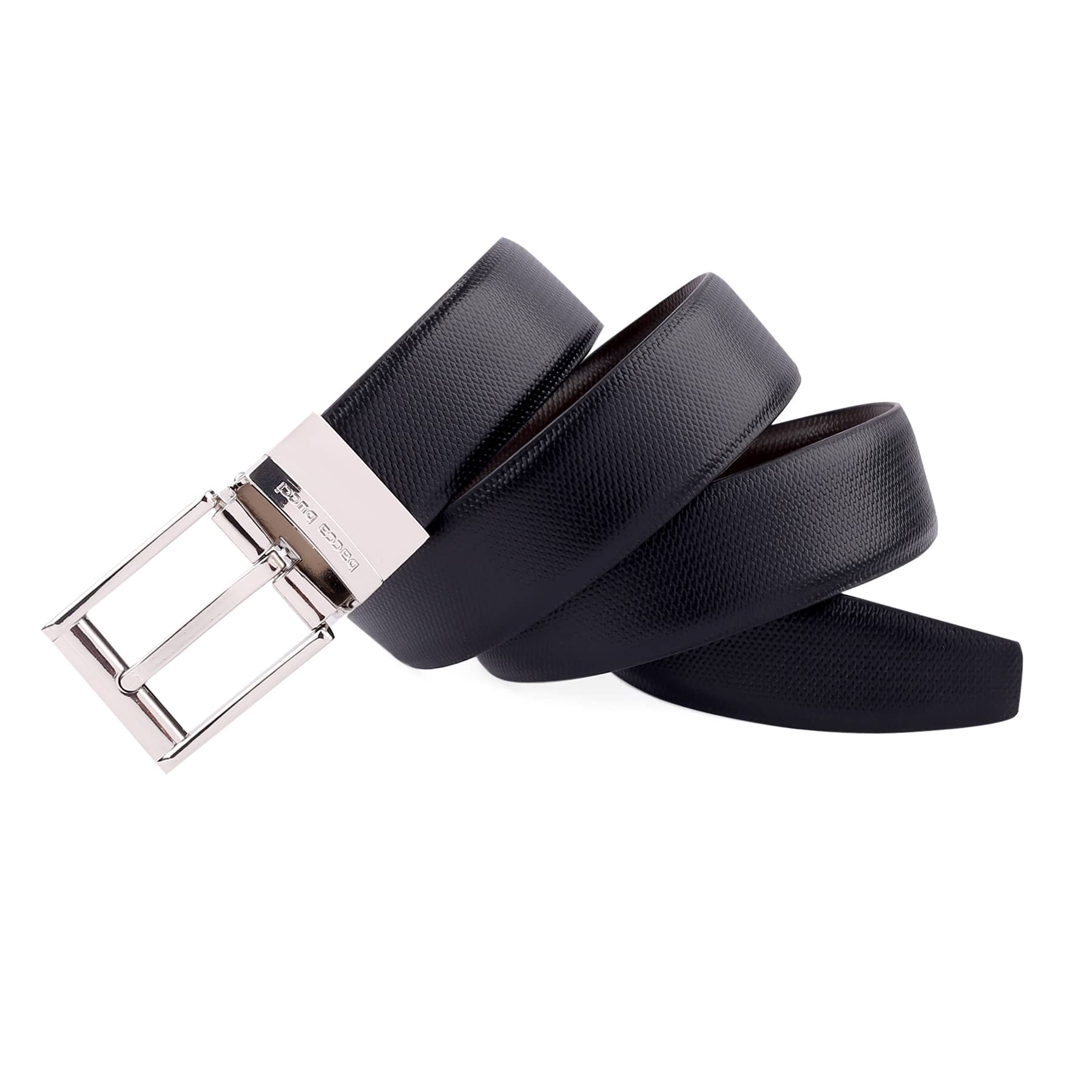 Bacca Bucci Auto reversible dress belt with Genuine Leather