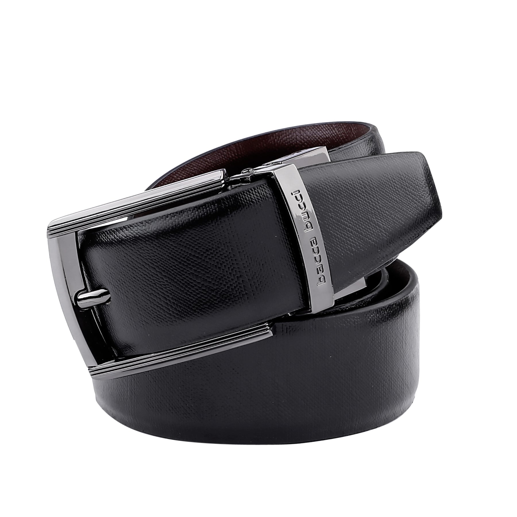 Bacca Bucci Auto reversible dress belt with Genuine Leather