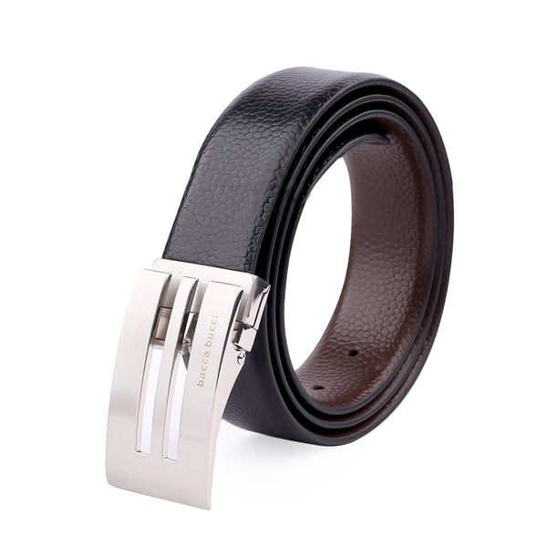 Bacca Bucci Auto reversible dress belt with Genuine Leather