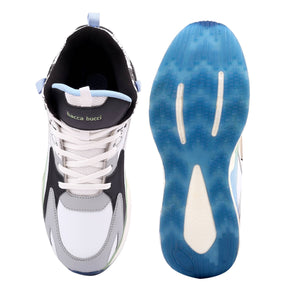 Bacca Bucci 'AIR STRIKE' Urban Elegance: High-Top Sneakers with a Rebounce Chunky Outsole