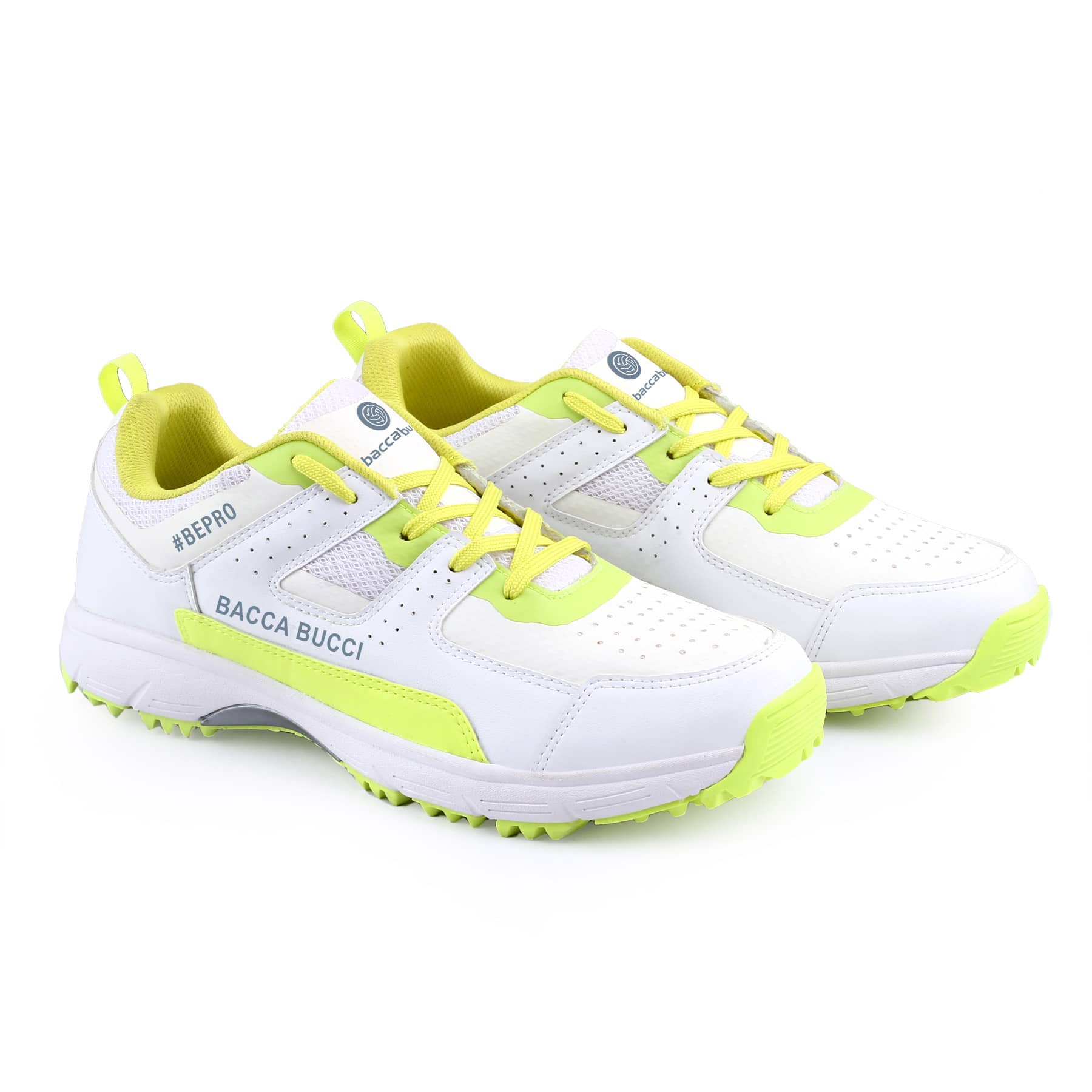 Bacca Bucci WicketWings Pro Performance Cricket Shoes: Dynamic FlexFit Design, Superior Traction Cleats, Breathable Perforated Upper