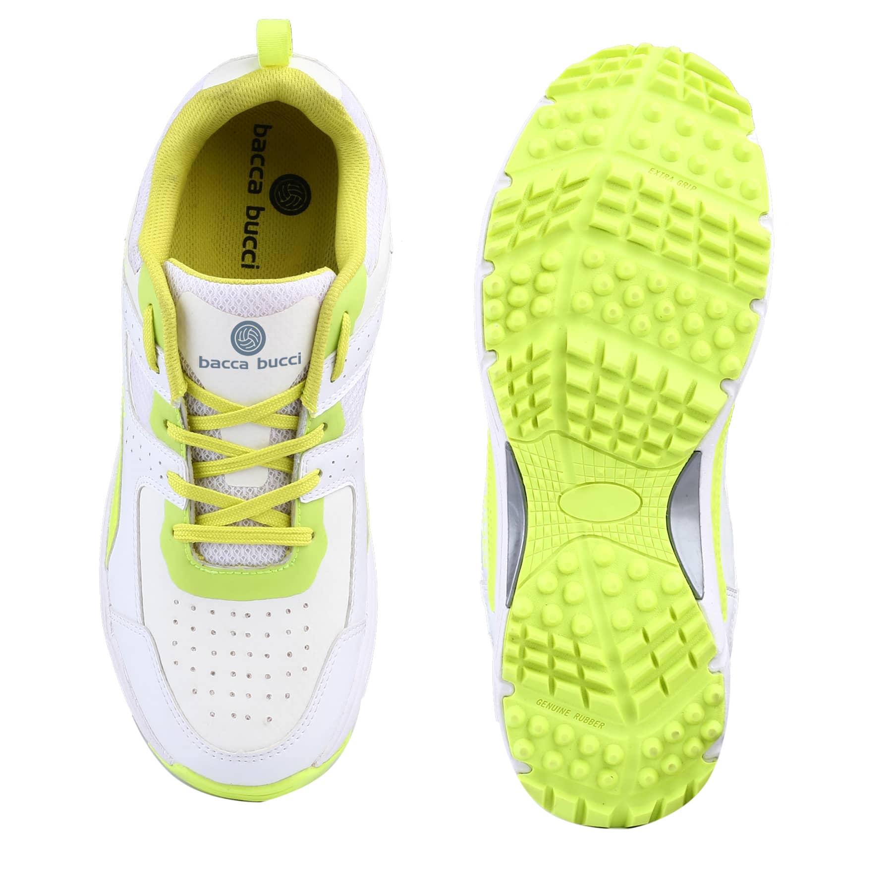 Bacca Bucci WicketWings Pro Performance Cricket Shoes: Dynamic FlexFit Design, Superior Traction Cleats, Breathable Perforated Upper