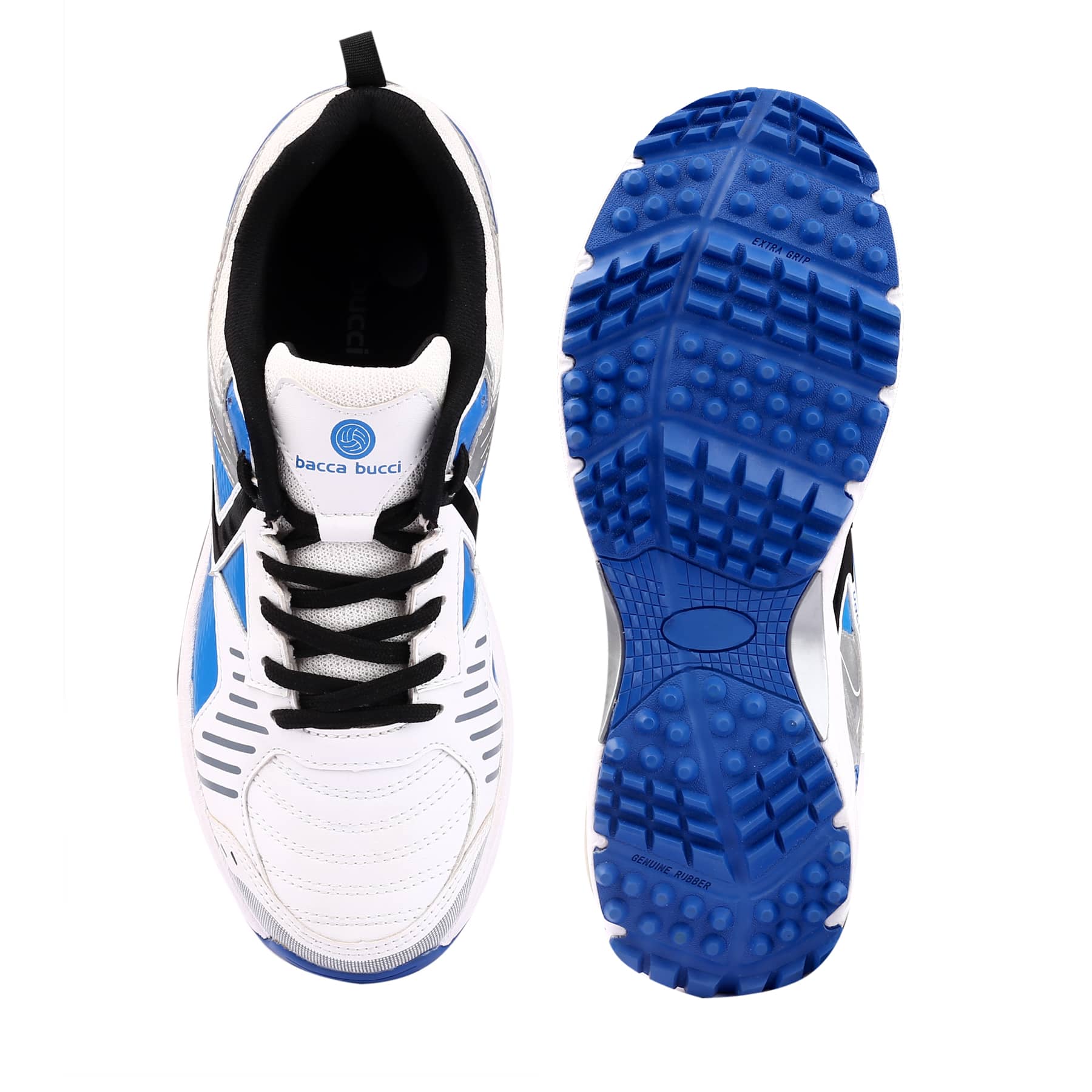 Bacca Bucci Boundary Blazers Cricket Shoes: Dynamic Flex Tech, Superior Traction Grip, Breathable Agility Fit, High-Impact Shock Absorption