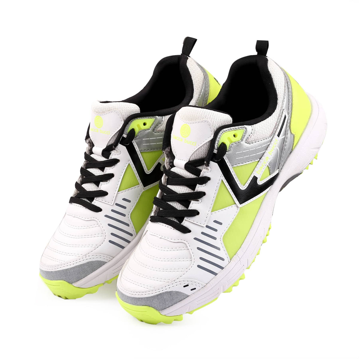 Bacca Bucci Boundary Blazers Cricket Shoes: Dynamic Flex Tech, Superior Traction Grip, Breathable Agility Fit, High-Impact Shock Absorption