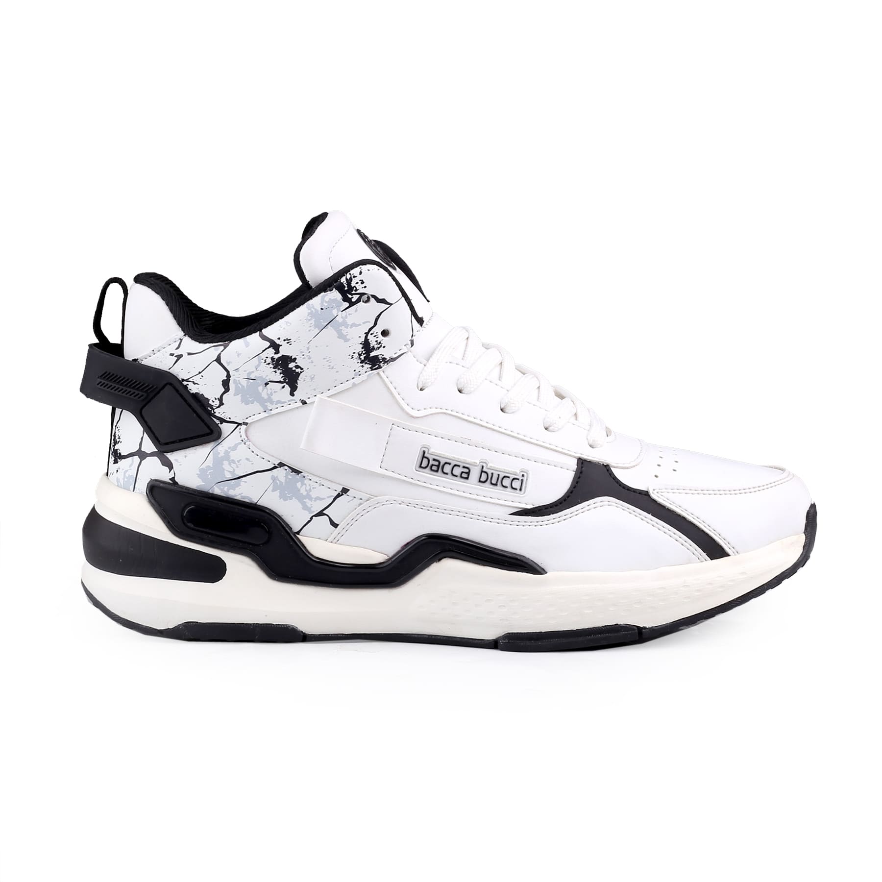 Bacca Bucci VEERA Mid-top White sneakers for Men
