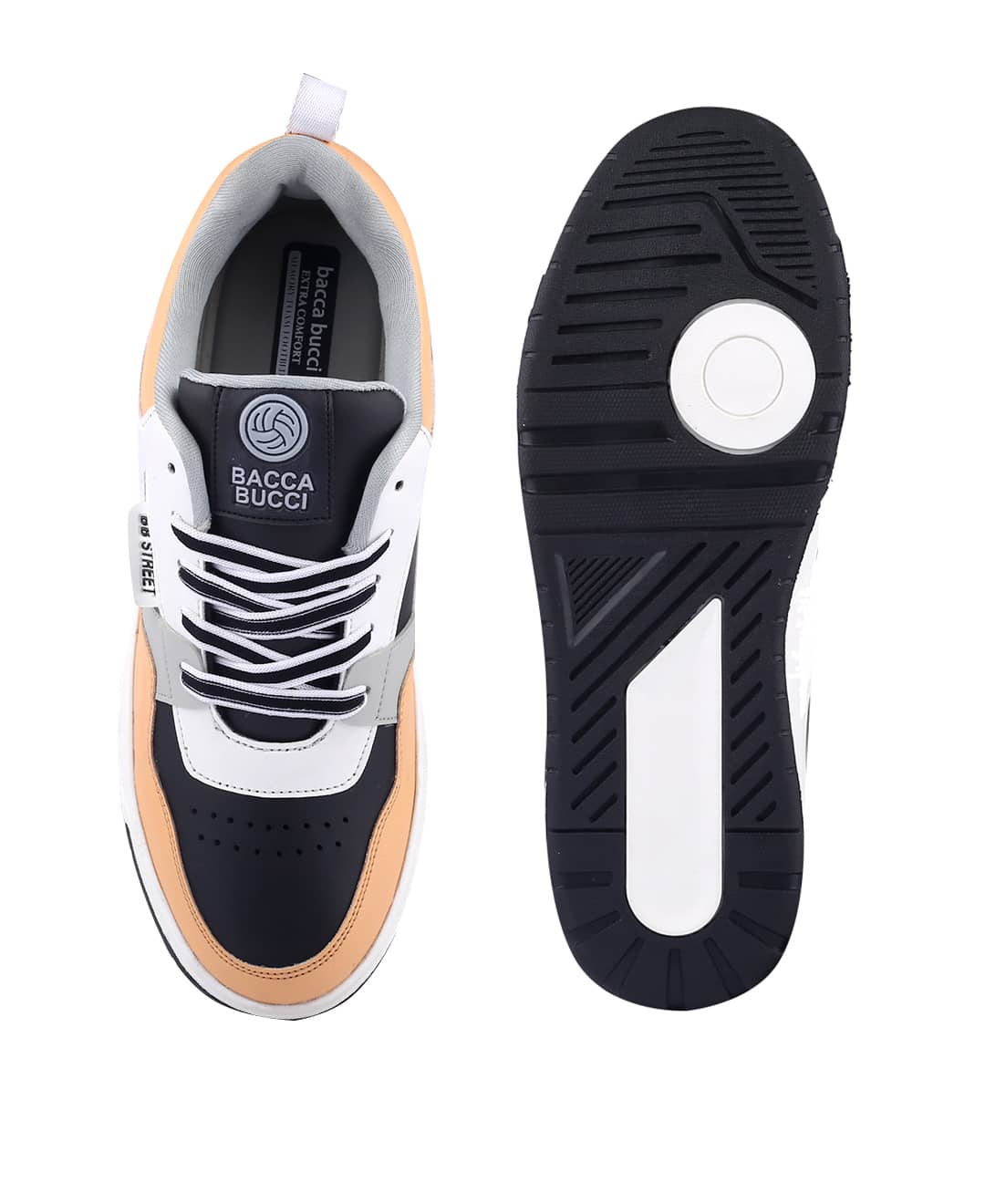 Bacca Bucci Urban Genesis 1.0 Sneakers: The Pinnacle of Street-Smart Elegance with Breathable Perforated Design and Robust Sole for the Modern Trailblazer