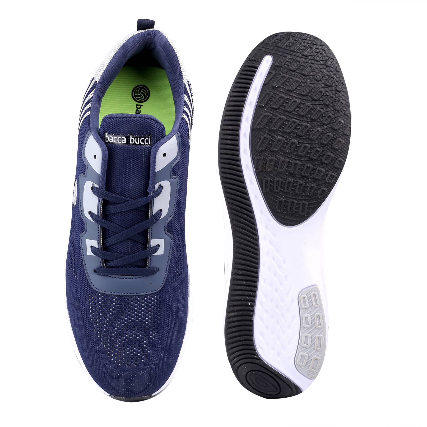 Bacca Bucci PROJECT PLUS Running Walking Training Shoe Specially developed for wide and Large Foots | Only Big Sizes Available | UK-11 to 15