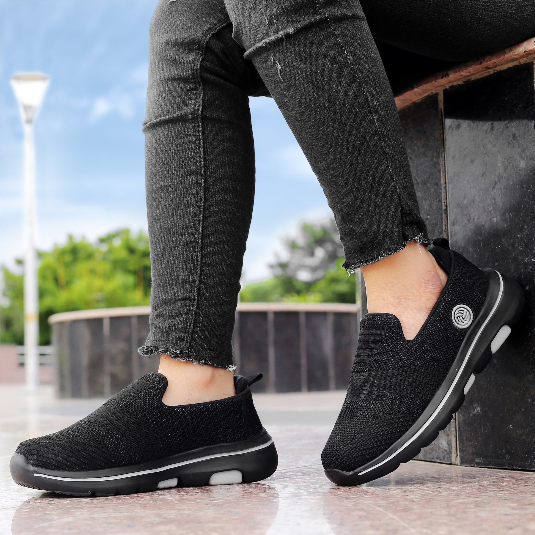 Bacca Bucci NIMBUS Women All-Day wear Joggers Slip-on Walking Shoes
