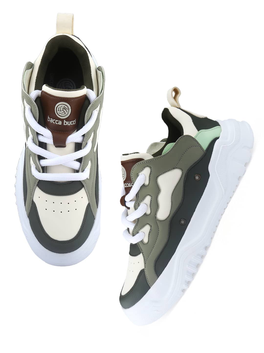 Bacca Bucci OG TerraForge Low-Top Series: Bold Street-Ready Sneakers with Signature Chunky Traction Sole